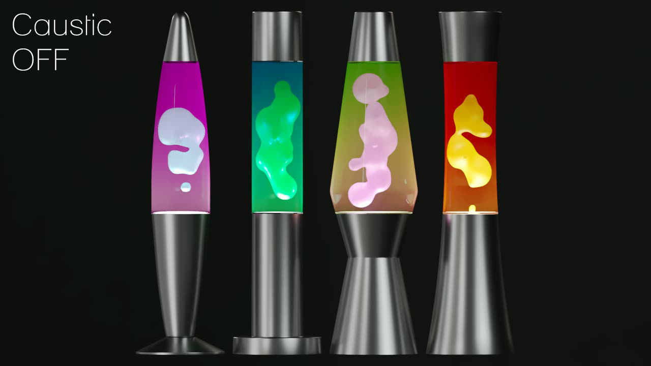 Lava Lamps Set  3D model_3