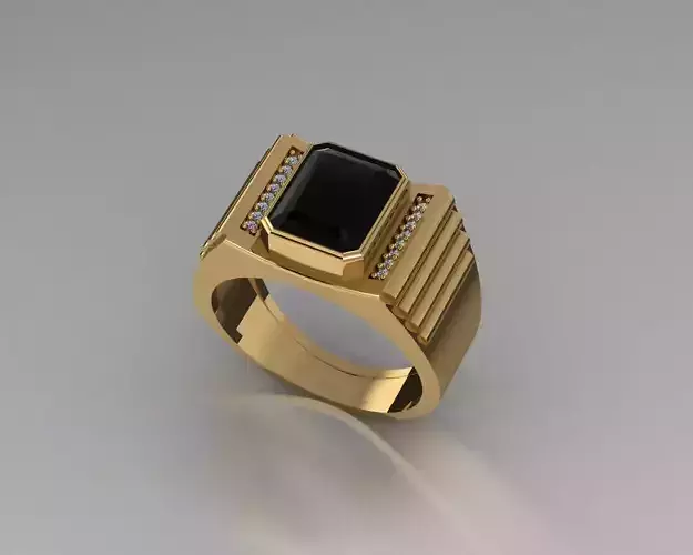 ring gold jewelry 3D print model