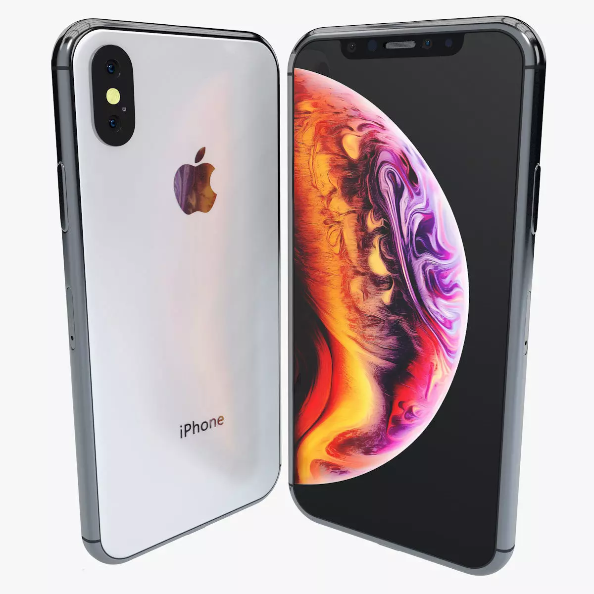 iPhone Xs ELEMENT 3D Low-poly 3D model