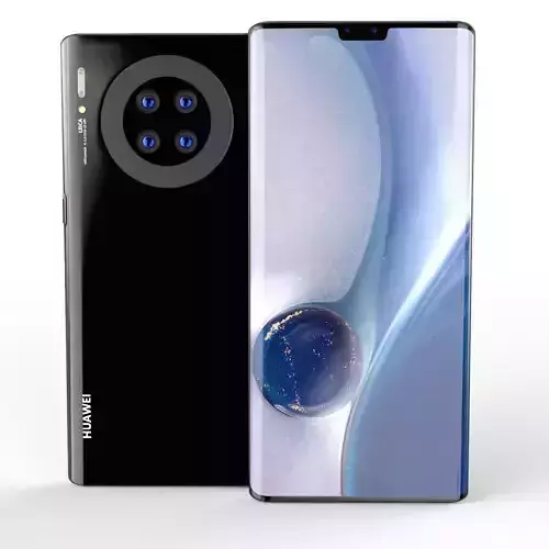 Huawei Mate 30 ELEMENT 3D Low-poly 3D model