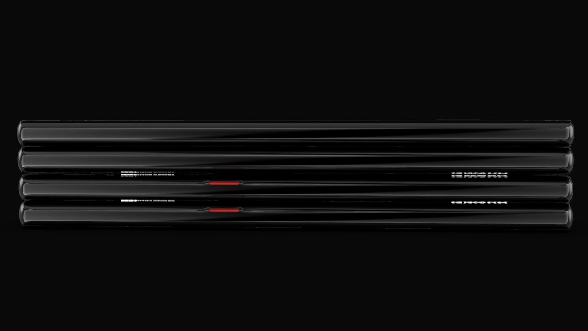 Huawei Mate 30 Pro ELEMENT 3D Low-poly 3D model_9