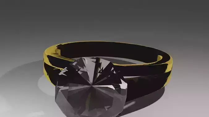 Rings with diamond