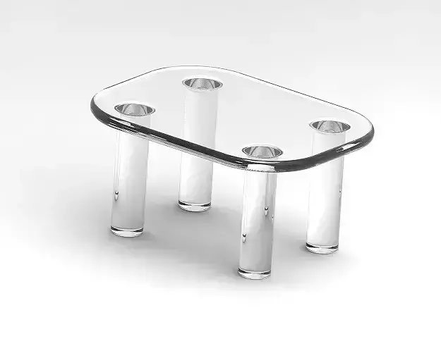 Transparent Table 3D print model
