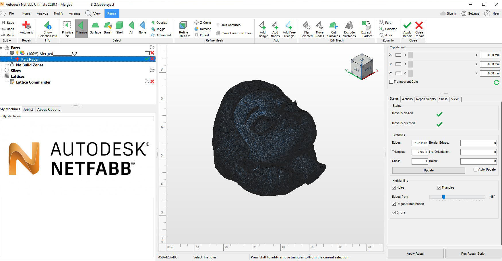 doll head 3D print model_7