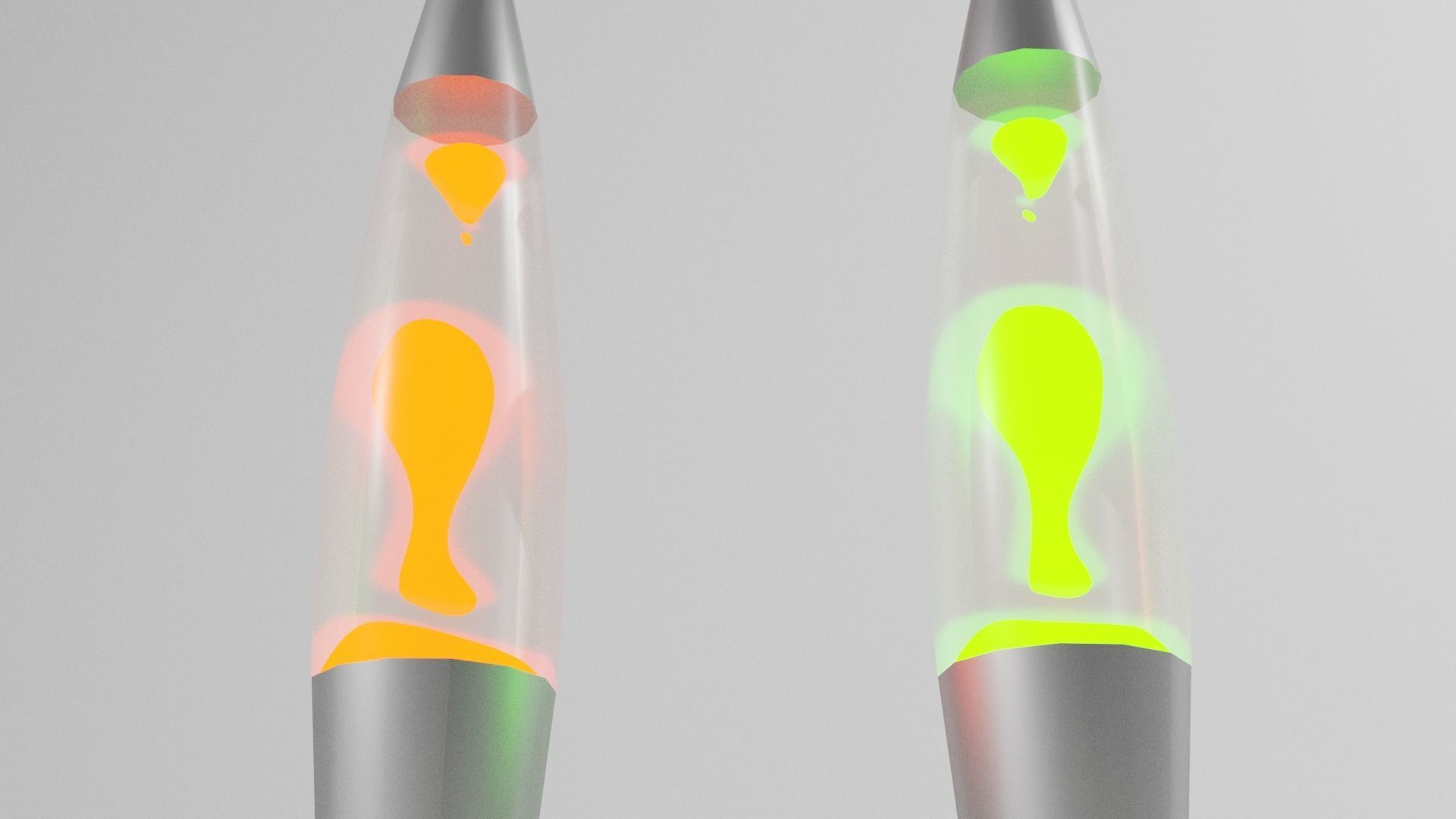 Lava lamp Low-poly 3D model_5