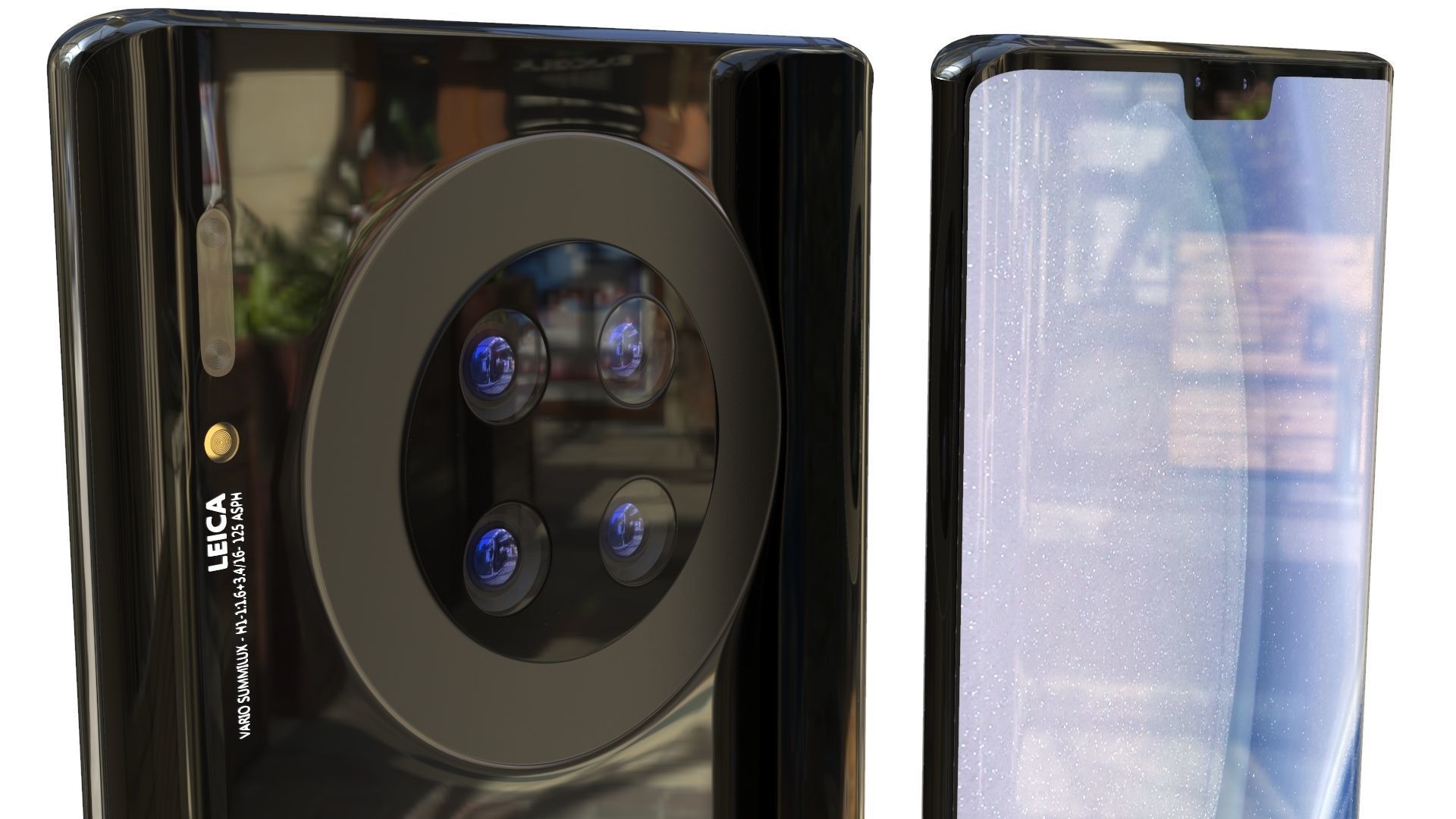 Huawei Mate 30--Huawei Mate 30 Pro SET ELEMENT 3D 3D Model Collection_5