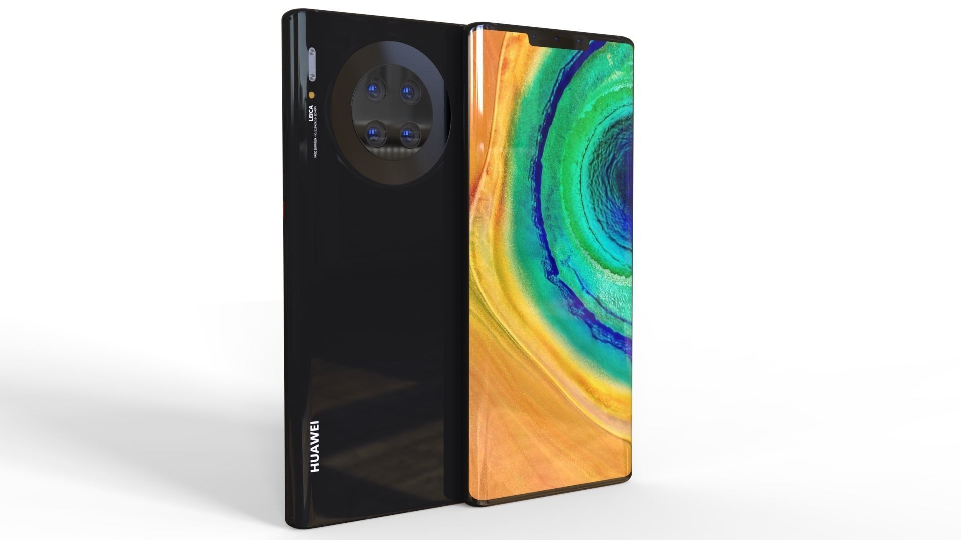 Huawei Mate 30--Huawei Mate 30 Pro SET ELEMENT 3D 3D Model Collection_19