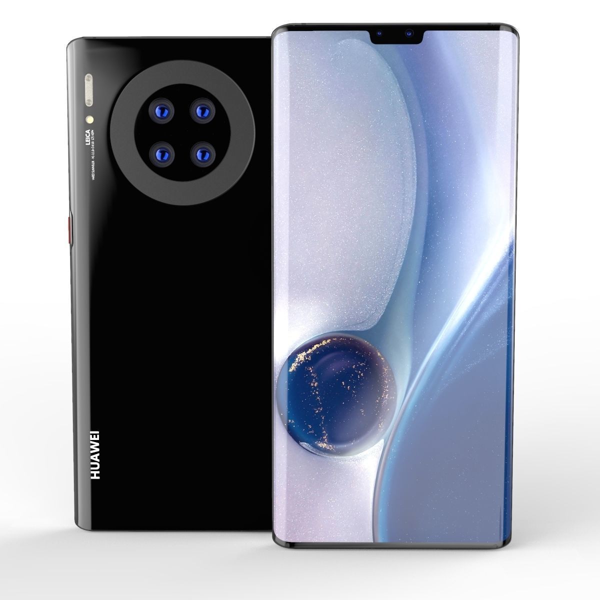 Huawei Mate 30--Huawei Mate 30 Pro SET ELEMENT 3D 3D Model Collection_3