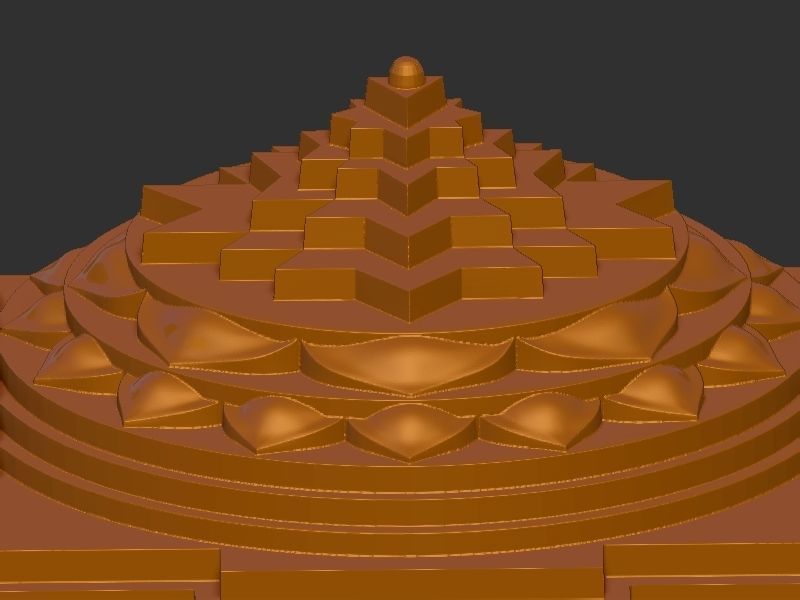 Shri yantra 3D print model_4