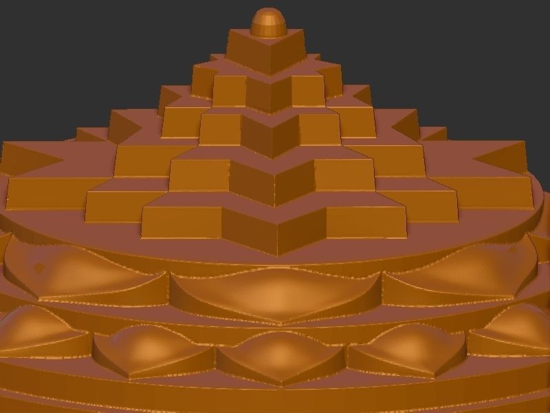 Shri yantra 3D print model_8