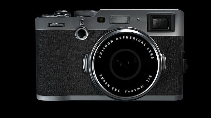 Fujifilm X100F Camera 3D model
