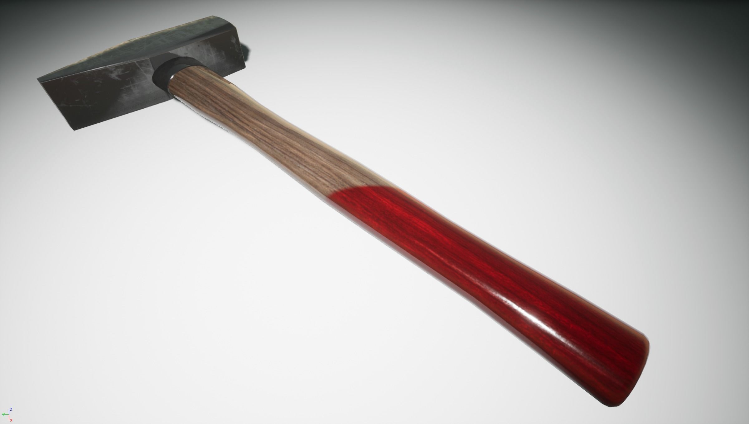 Hammer Low-poly 3D model_1