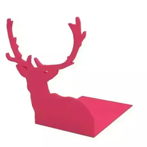 Bookend deer book holder