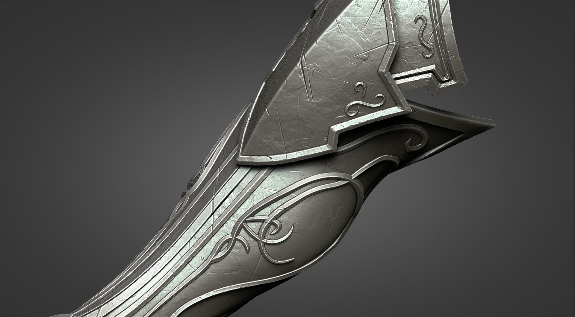 Sylvanas Windrunner - Lower Leg Armor 3D print model_1