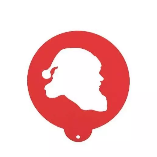 Coffee stencil 3D print model_0