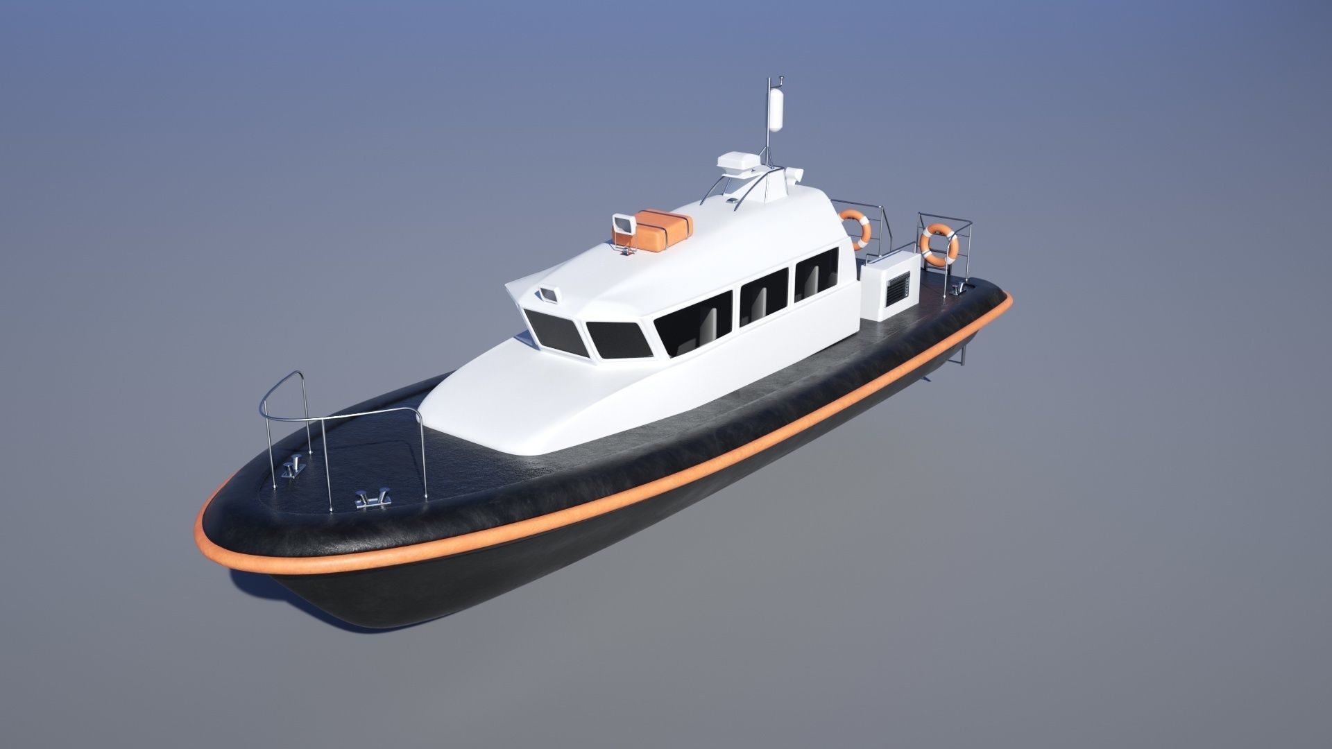 Pilot Boat 3D model_2