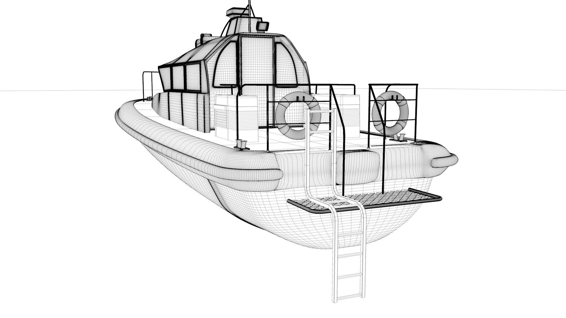 Pilot Boat 3D model_18