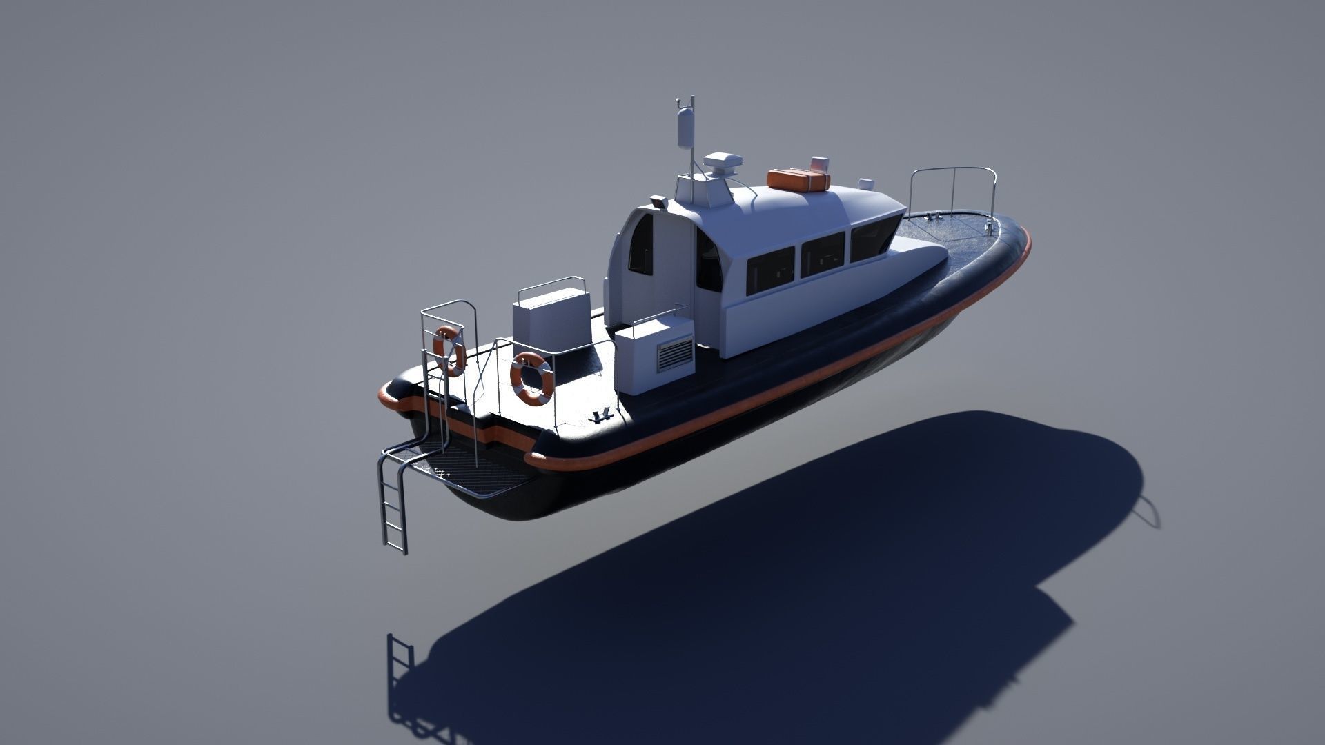 Pilot Boat 3D model_4