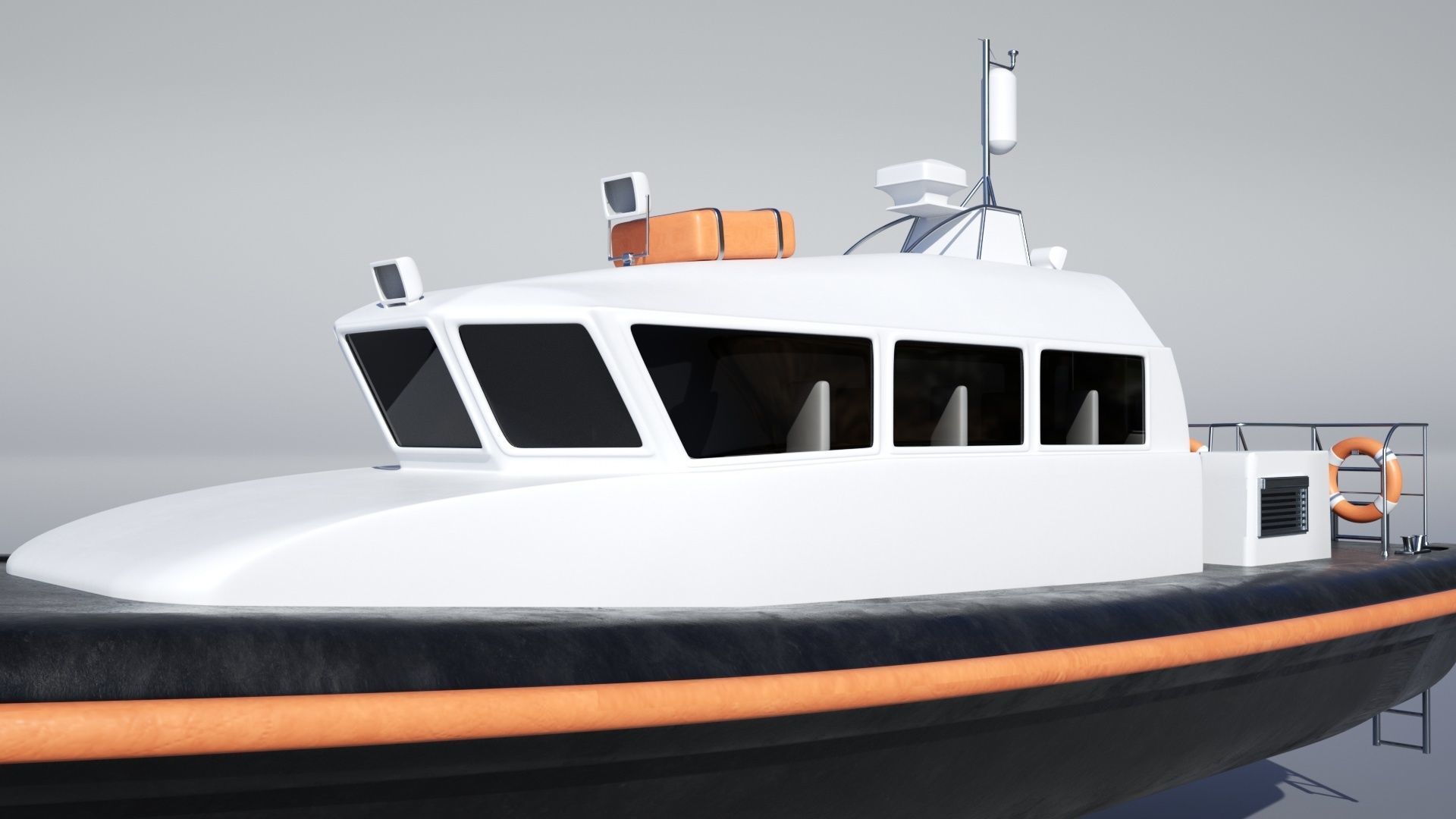 Pilot Boat 3D model_8