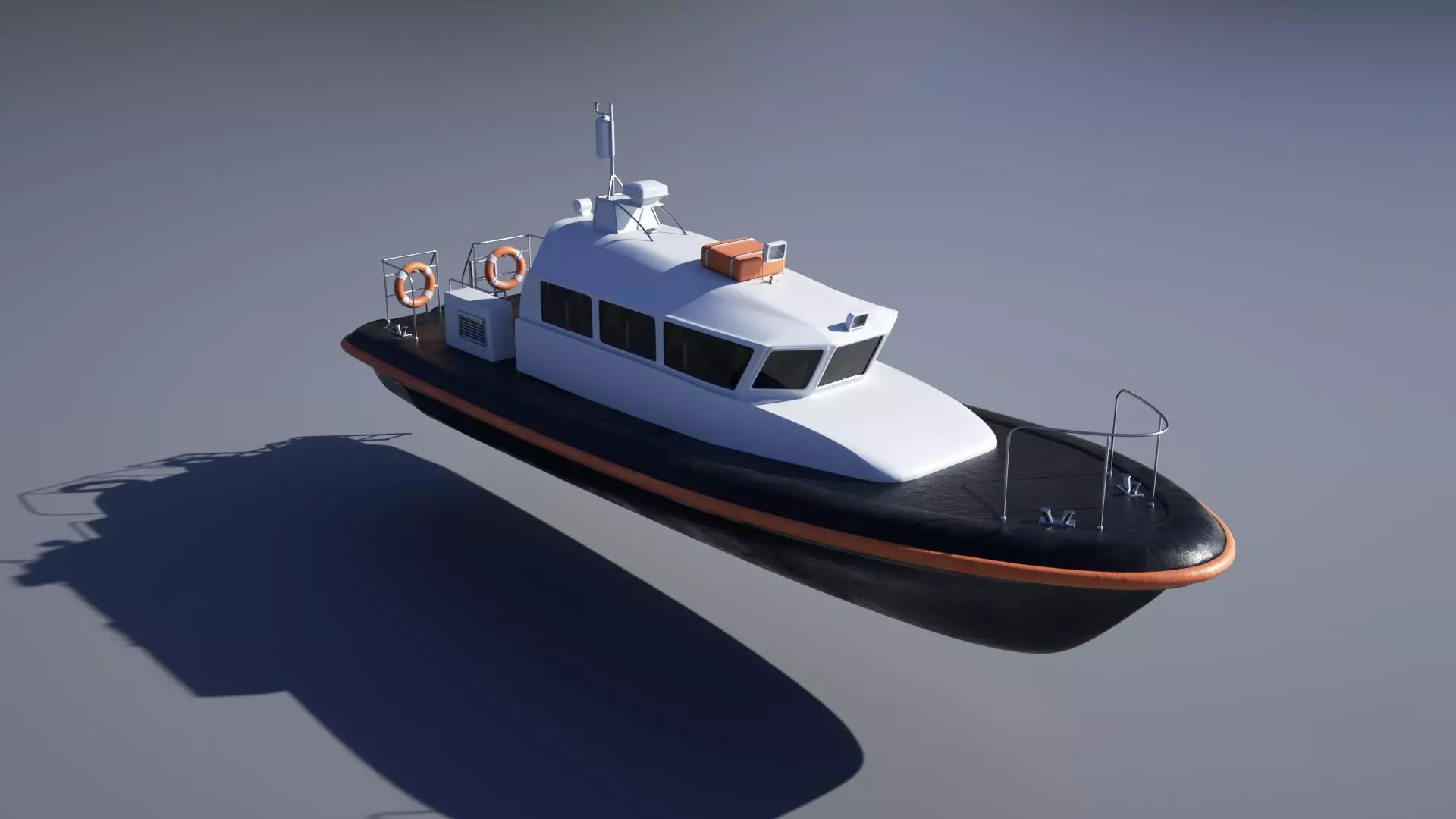 Pilot Boat 3D model_0