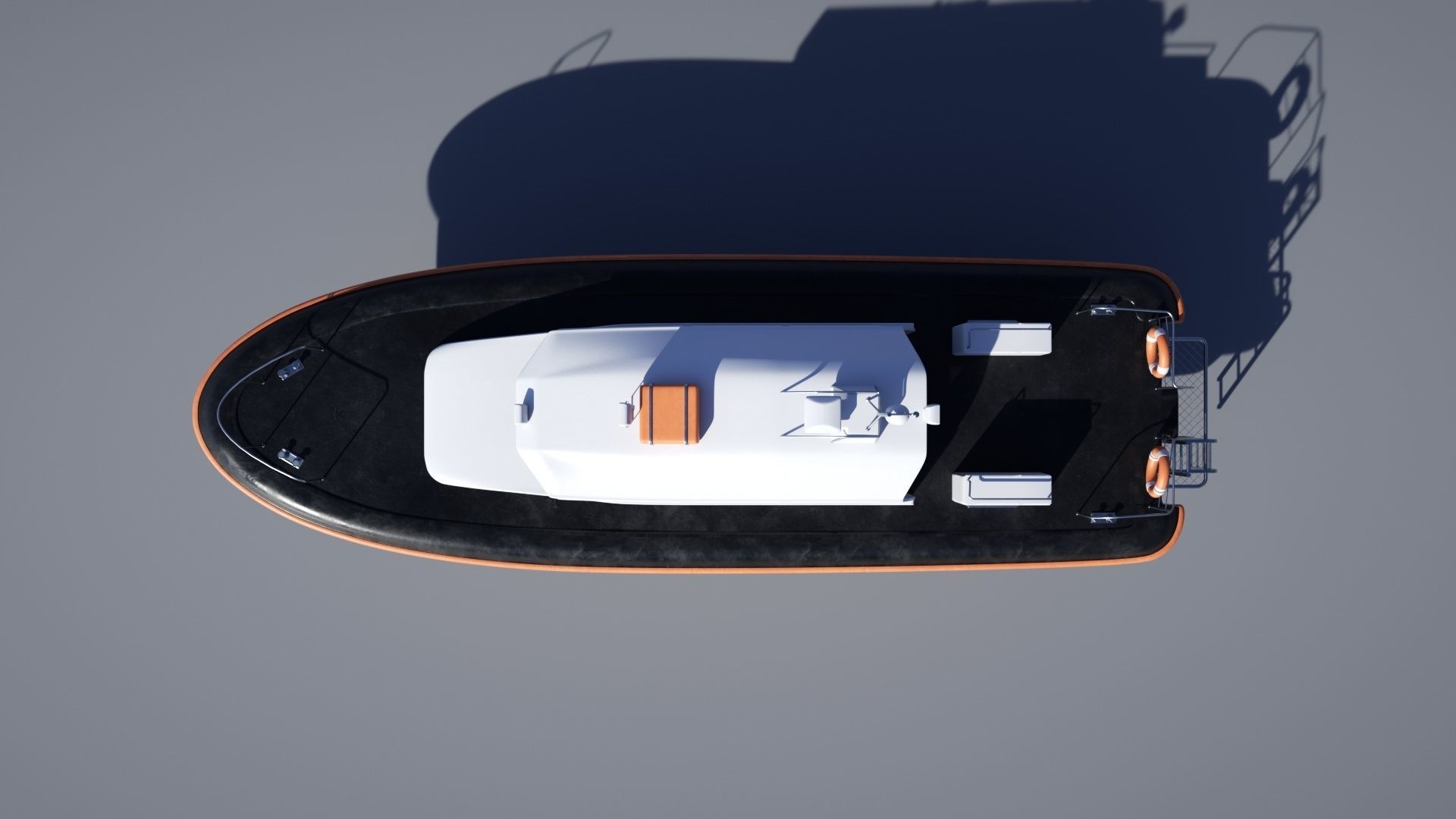 Pilot Boat 3D model_7