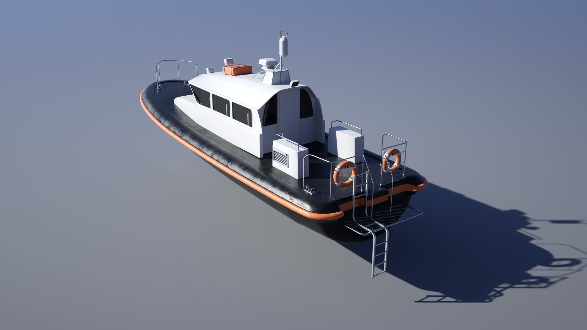 Pilot Boat 3D model_3