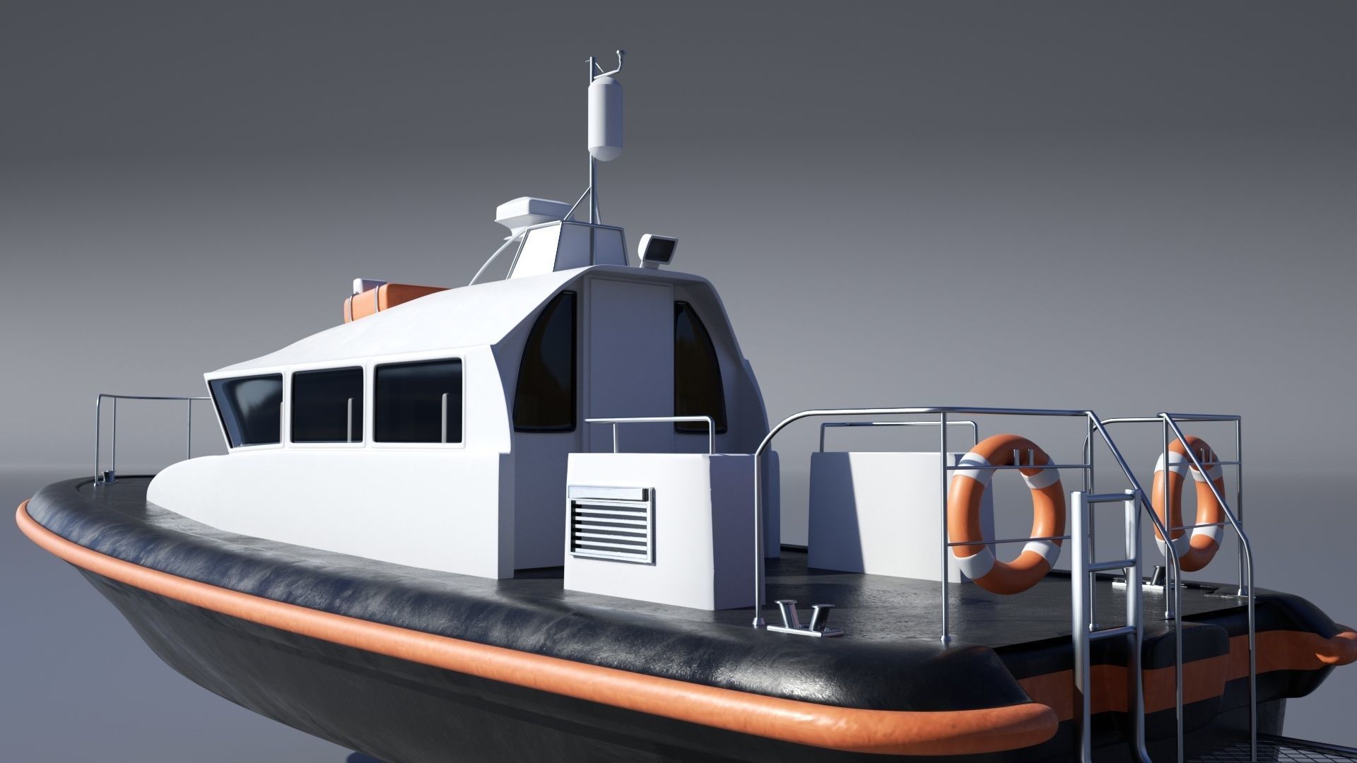 Pilot Boat 3D model_9