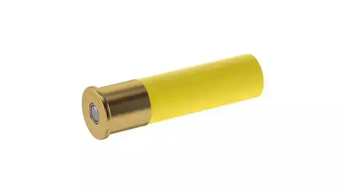  Bullet 28 GAUGE Low-poly 3D model