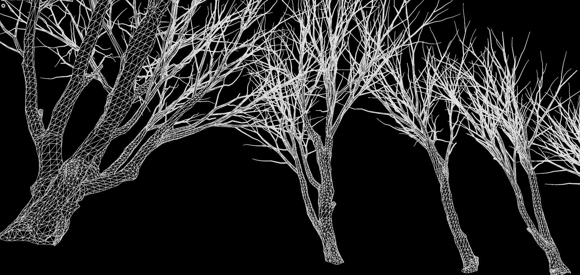 Autumn Maple  Scan  Low-poly 3D model_5