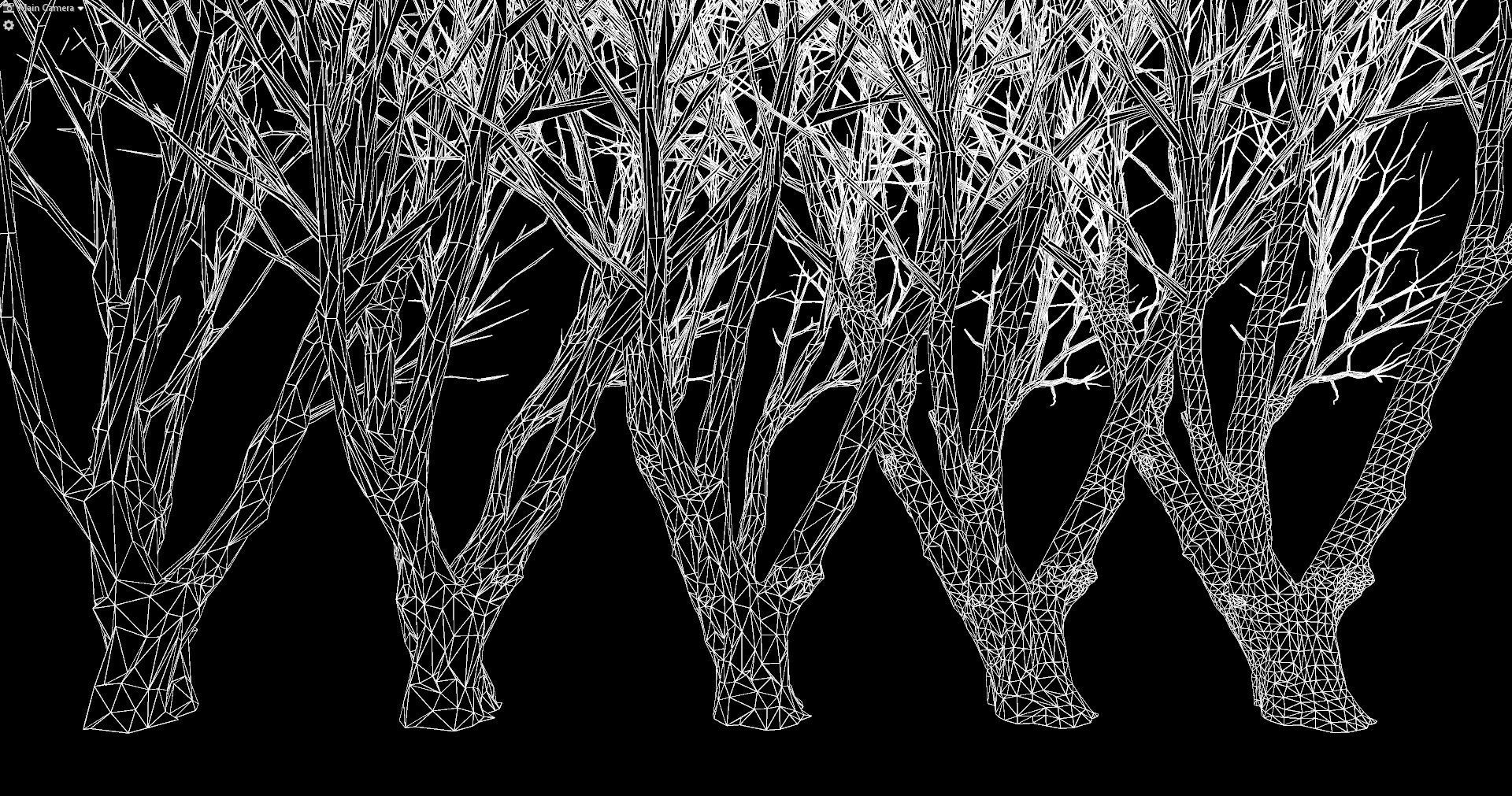 Autumn Maple  Scan  Low-poly 3D model_6