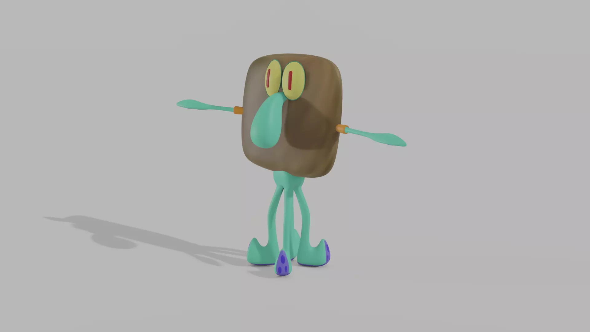Tamalardo 2 cartoon character 3D model_0