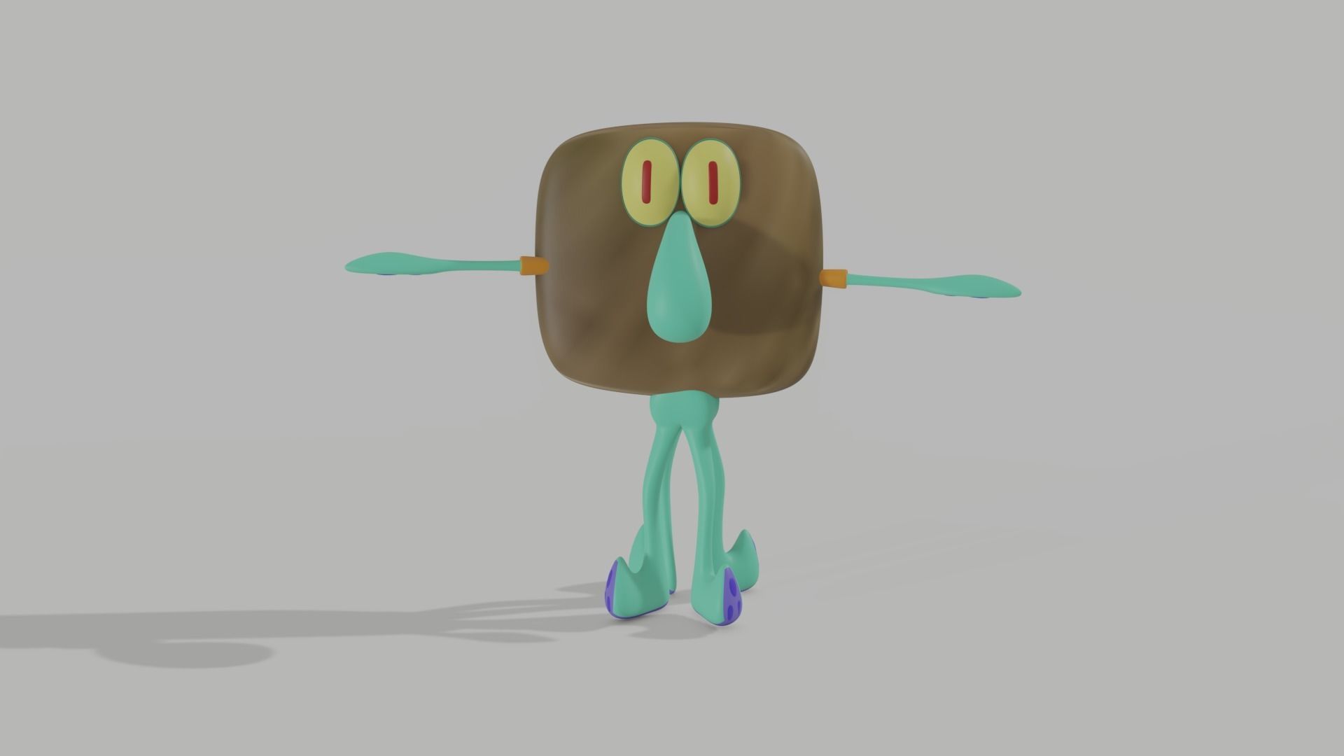 Tamalardo 2 cartoon character 3D model_2