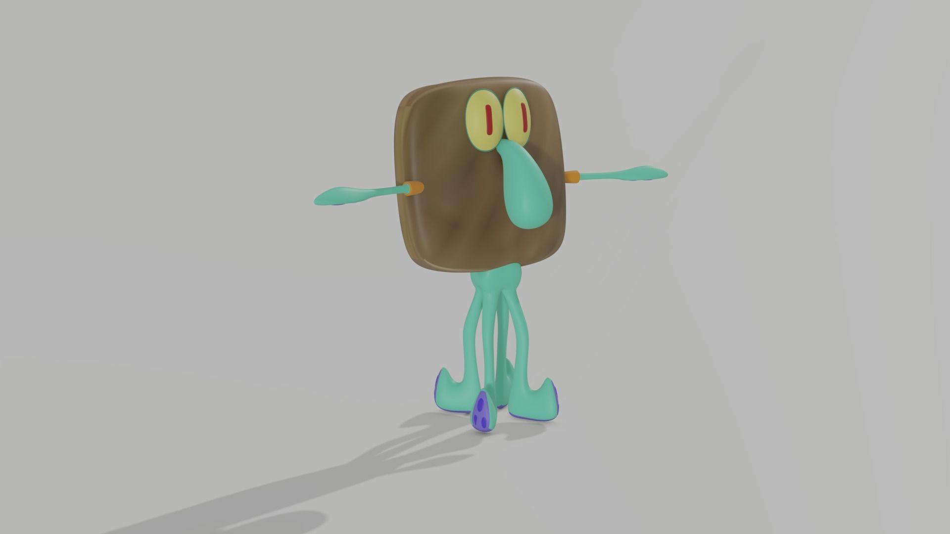 Tamalardo 2 cartoon character 3D model_3