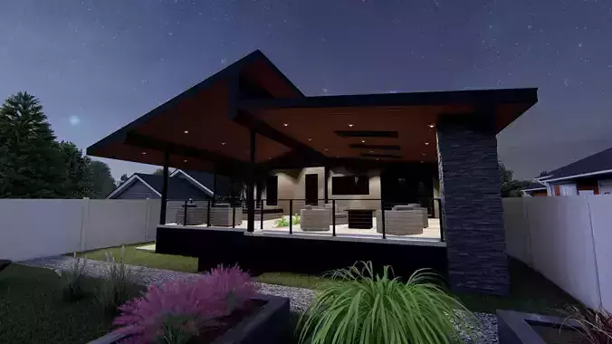 Square Metal Fire pit