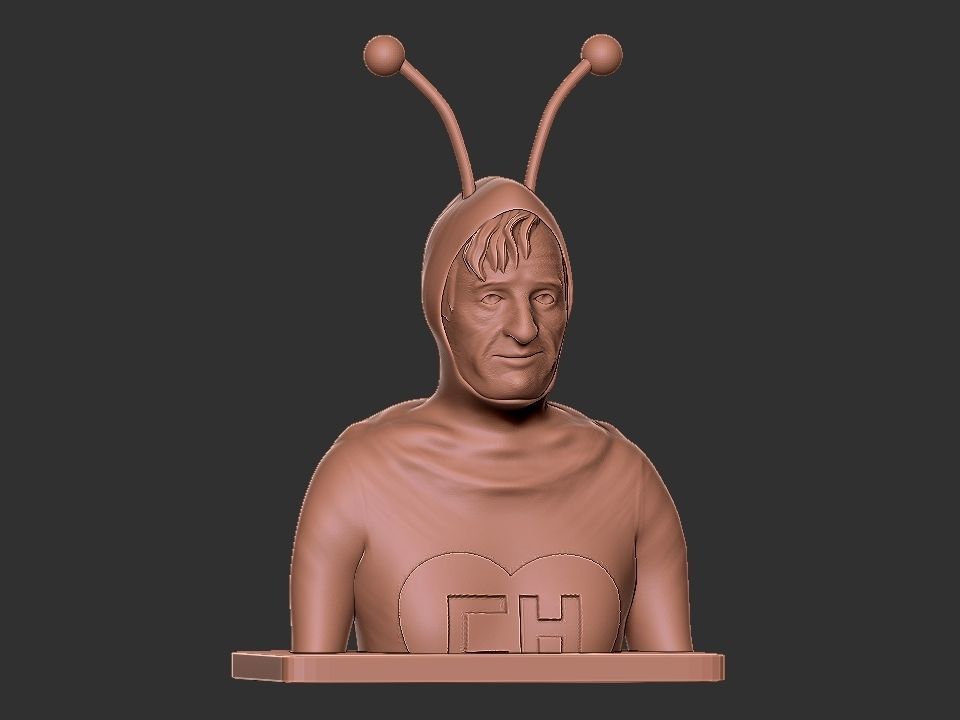 Chapulin Colorado Bust 3D print model_4