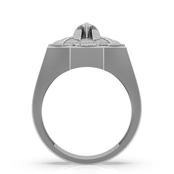 spartan ring Silver Gold  Print  3D print model_3