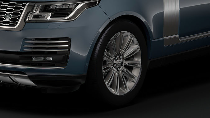 Range Rover Autobiography 2018 wheel 3D model