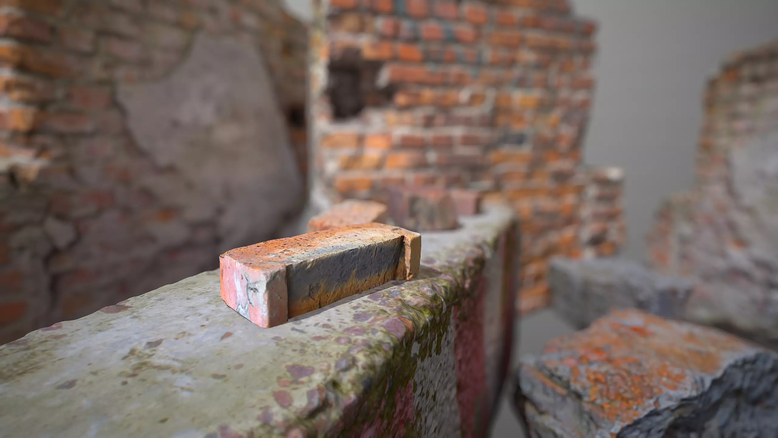 Debris Photogrammetry Pack Low-poly 3D model