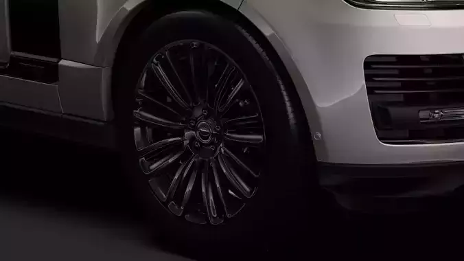 Range Rover Autobiography Hybrid 2018 wheel 3D model