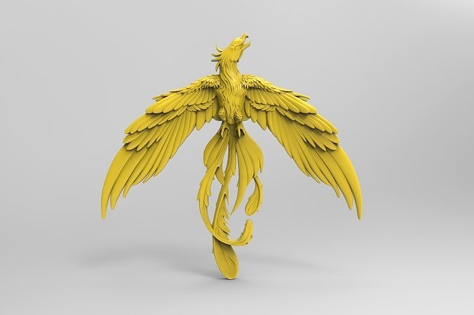 Phoenix Wing Down 3D print model
