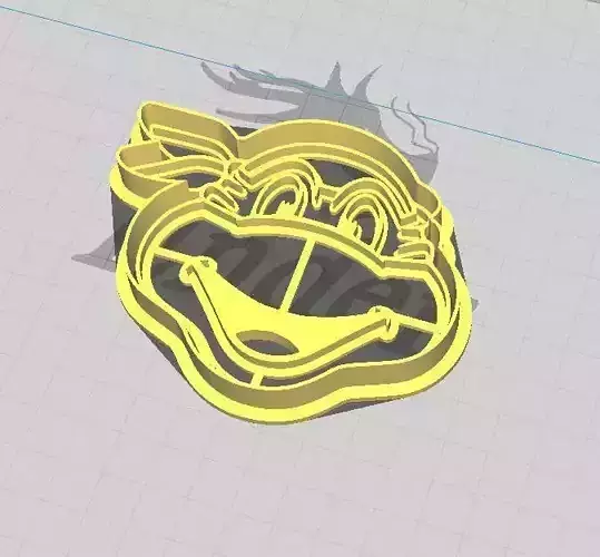 Ninja Turtle Cookie and Fondant Cutter with Embosser