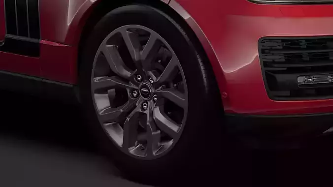 Range Rover SVAutobiography Dynamic 2018 wheel 3D model