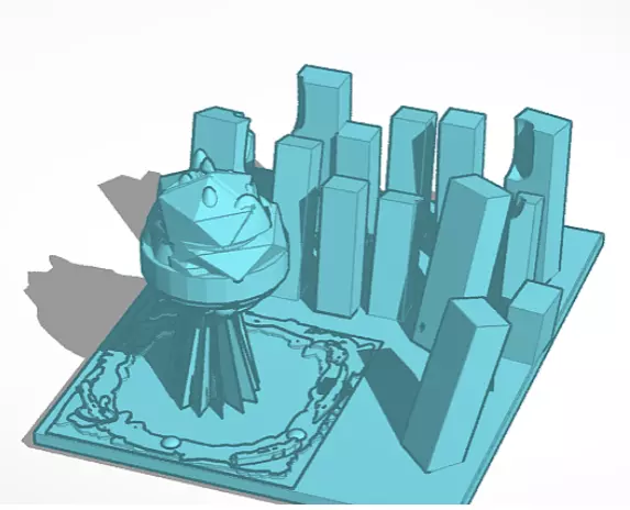 Nuking a City Free 3D print model