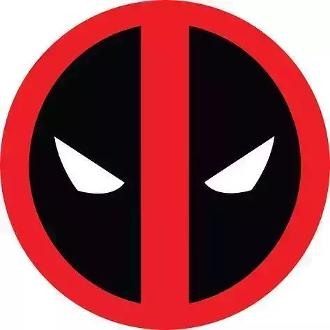 Deadpool Logo Cookie and Fondant Cutter with Embosser