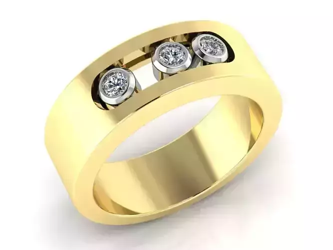 ring with movable stones 