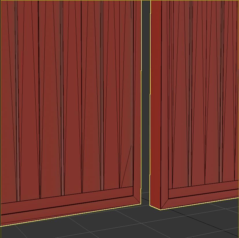 Metal gates 3D model_7