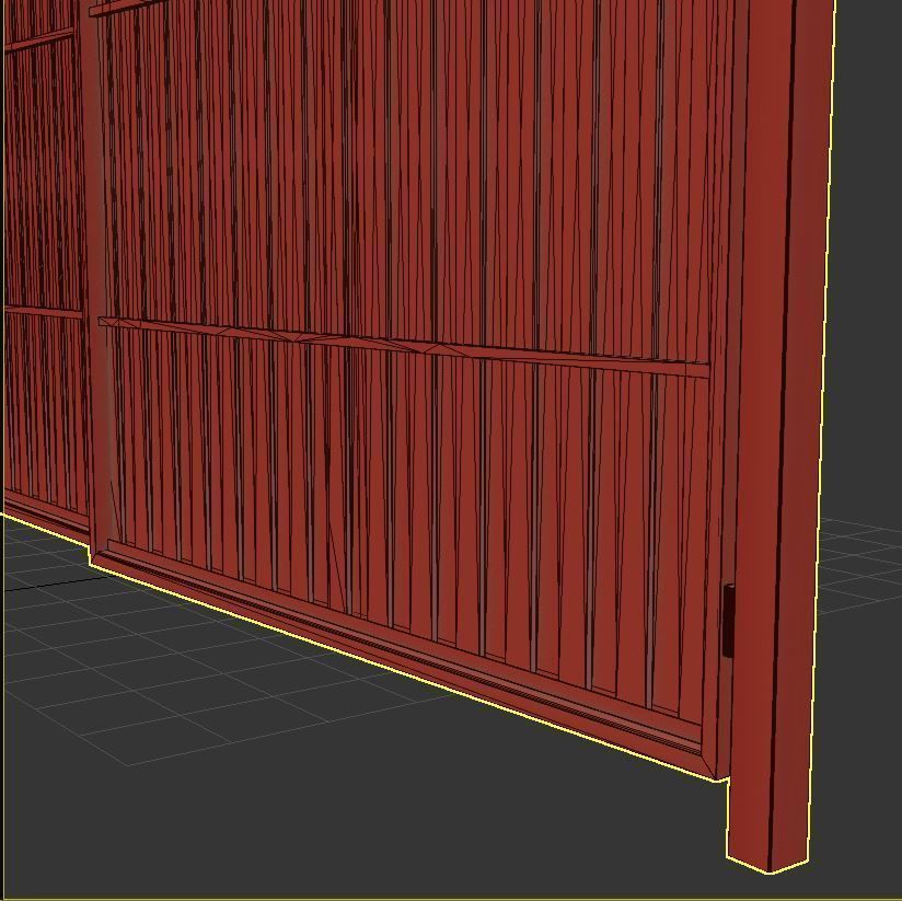 Metal gates 3D model_8