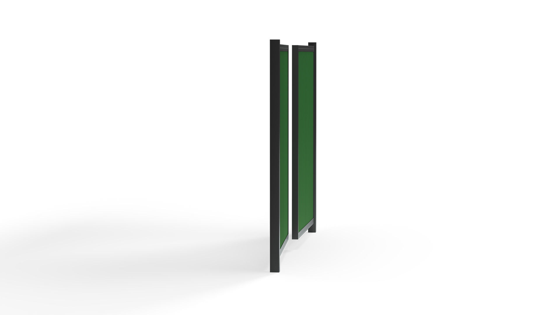 Metal gates 3D model_2
