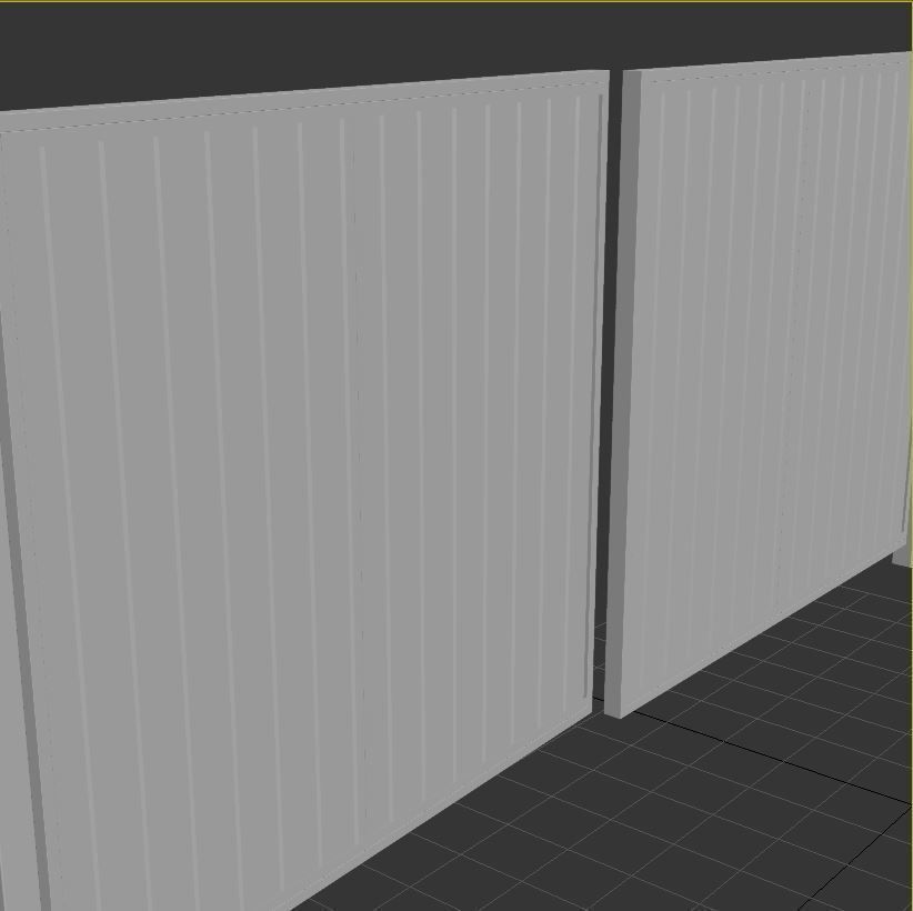 Metal gates 3D model_12