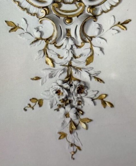 Carved decor rose vertical 005 3dprin 3D model 3D model_7